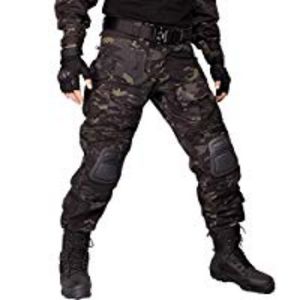 Men camo outdoor pants